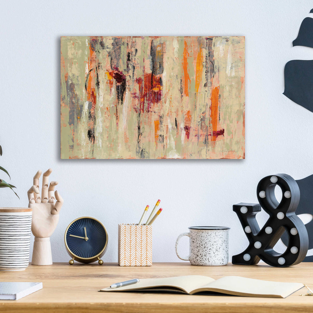 Epic Art 'Graffiti Wall I' by Silvia Vassileva, Acrylic Glass Wall Art,16x12