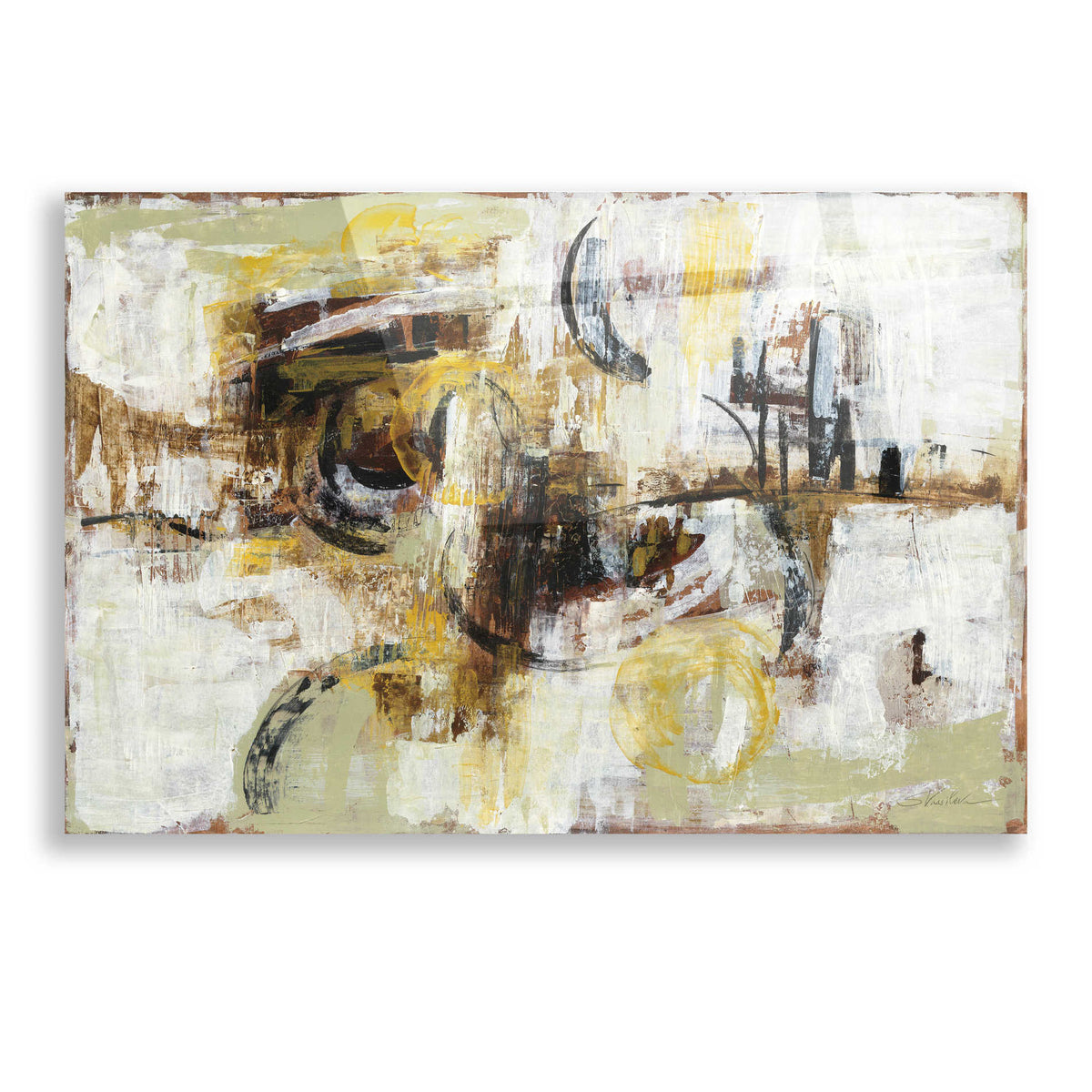 Epic Art 'Graffiti Wall III' by Silvia Vassileva, Acrylic Glass Wall Art