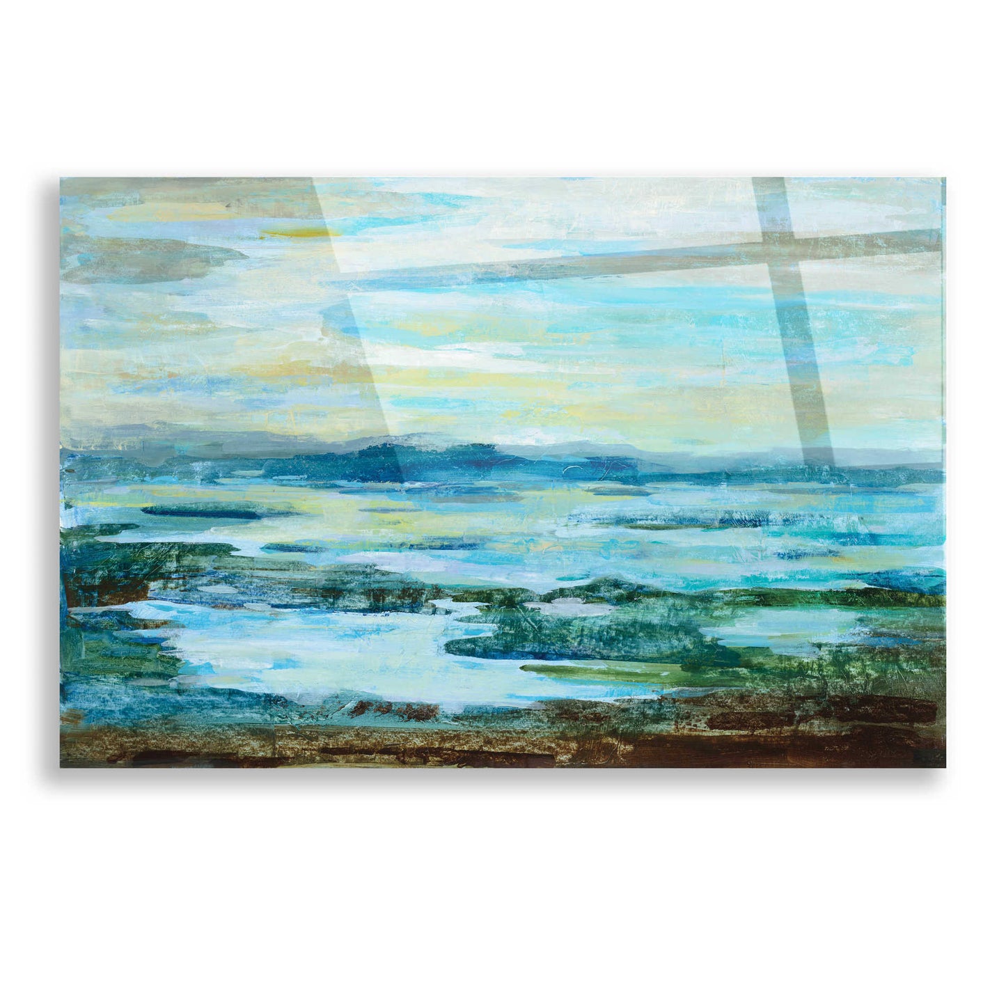 Epic Art 'Northern Lake' by Silvia Vassileva, Acrylic Glass Wall Art,16x12