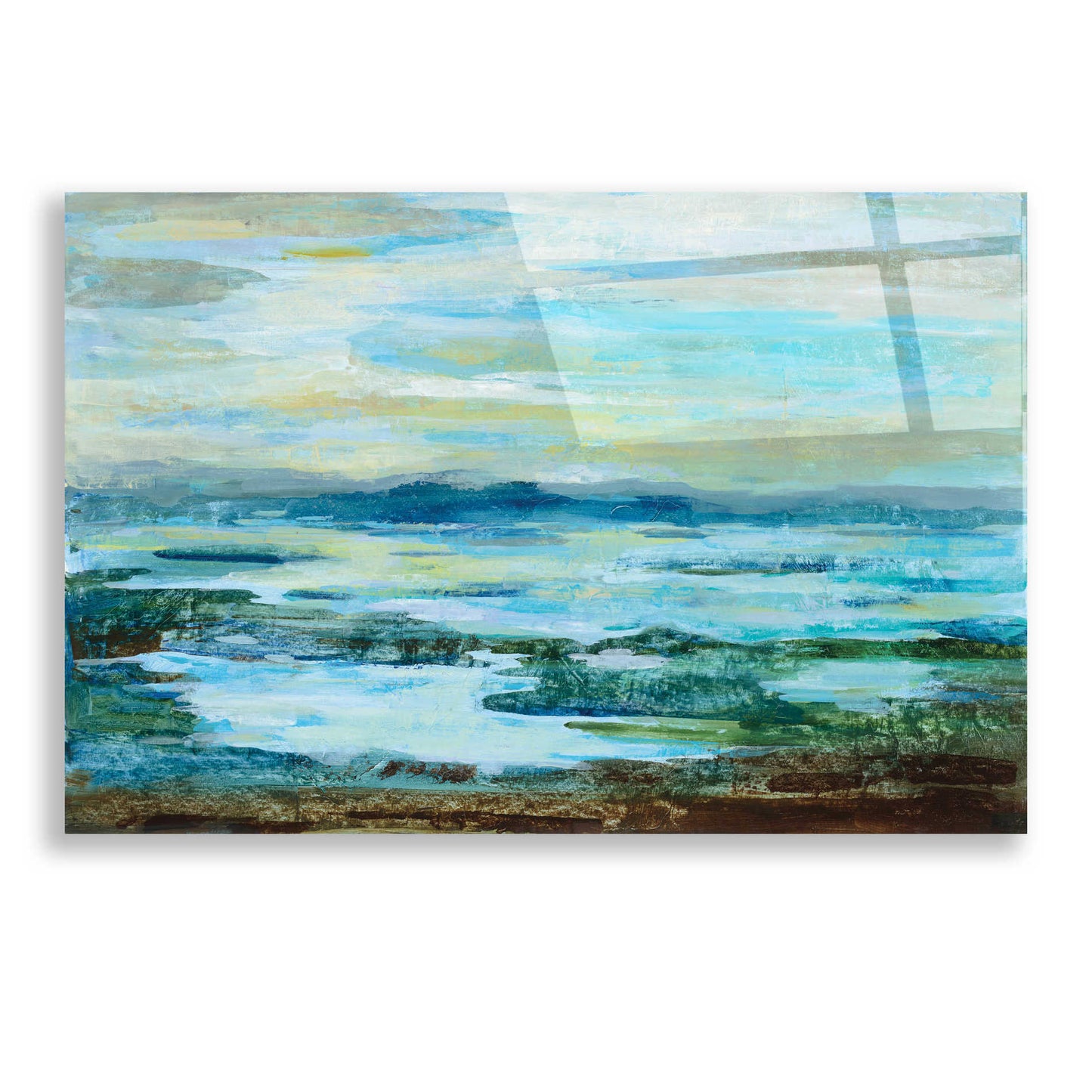 Epic Art 'Northern Lake' by Silvia Vassileva, Acrylic Glass Wall Art,24x16