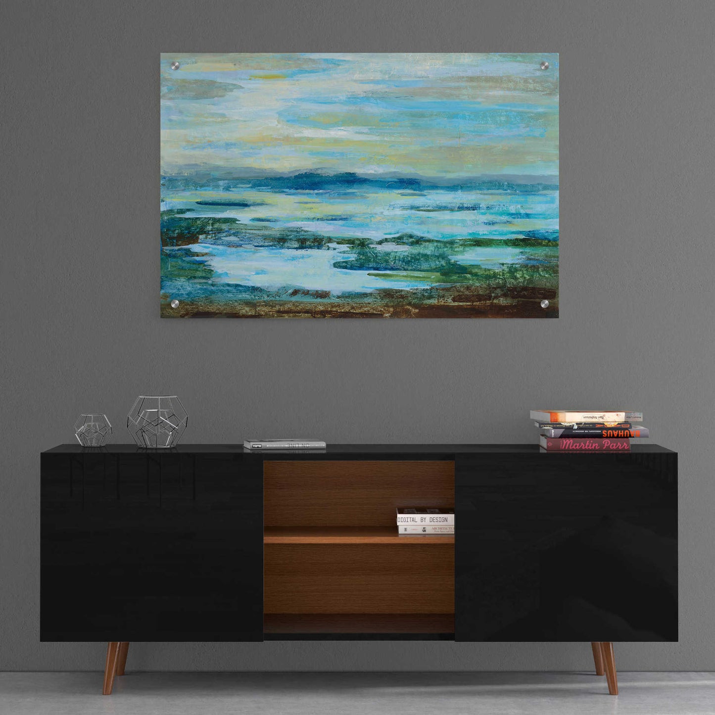 Epic Art 'Northern Lake' by Silvia Vassileva, Acrylic Glass Wall Art,36x24