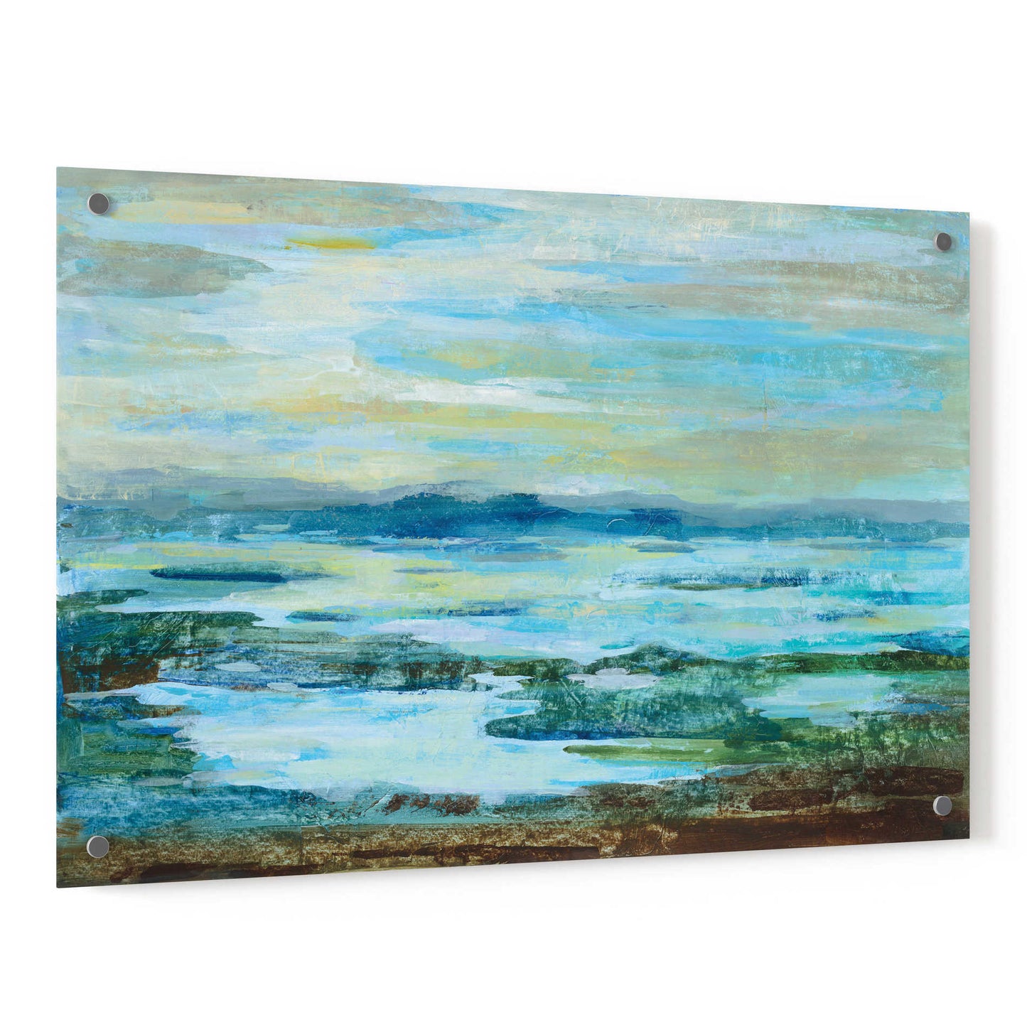 Epic Art 'Northern Lake' by Silvia Vassileva, Acrylic Glass Wall Art,36x24