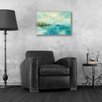 Epic Art 'Cliff Side Town' by Silvia Vassileva, Acrylic Glass Wall Art,24x16