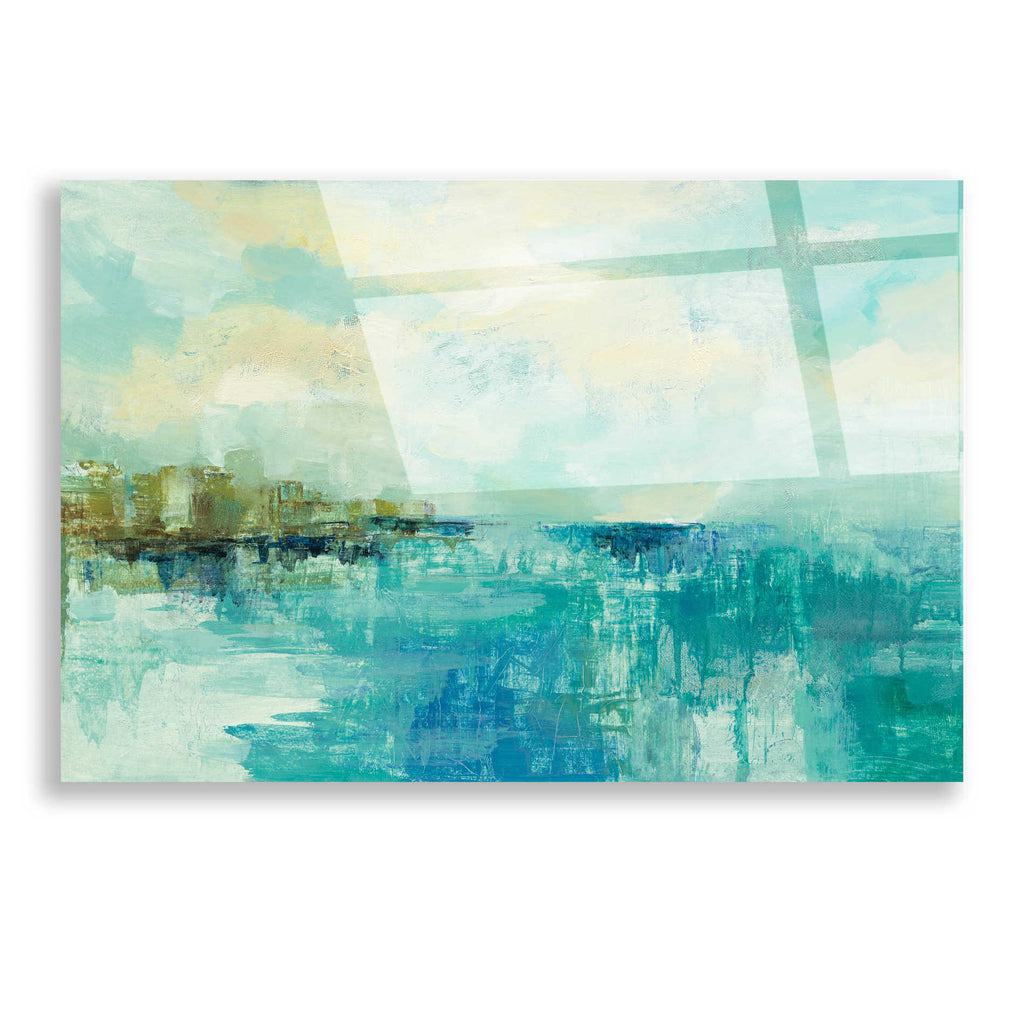 Epic Art 'Cliff Side Town' by Silvia Vassileva, Acrylic Glass Wall Art