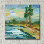 Epic Art 'Early Spring Landscape II' by Silvia Vassileva, Acrylic Glass Wall Art,12x12
