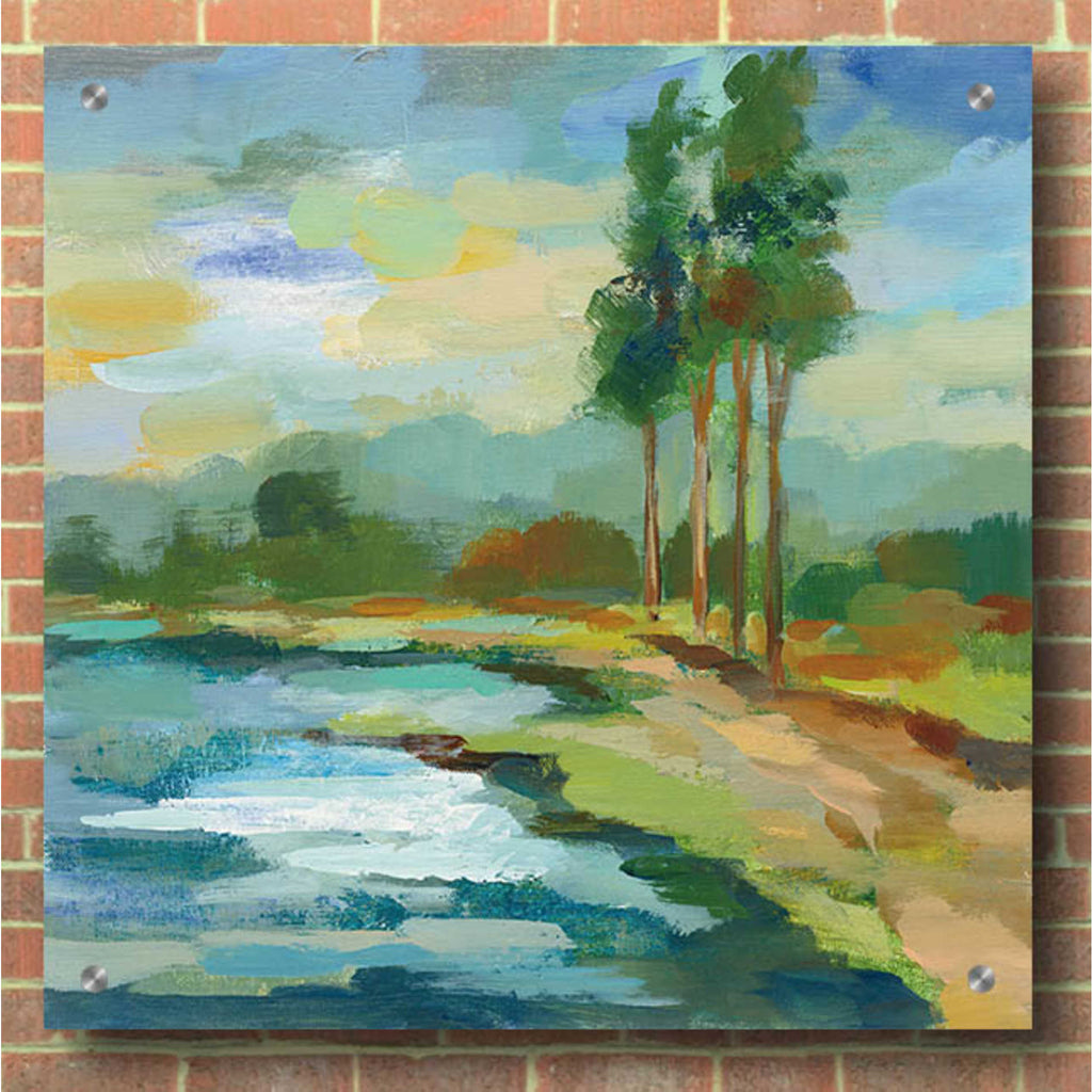 Epic Art 'Early Spring Landscape II' by Silvia Vassileva, Acrylic Glass Wall Art,36x36