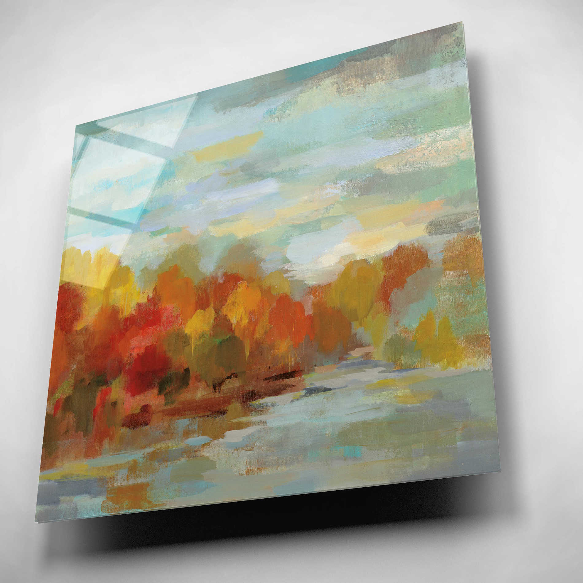 Epic Art 'October Dreamscape' by Silvia Vassileva, Acrylic Glass Wall Art,12x12