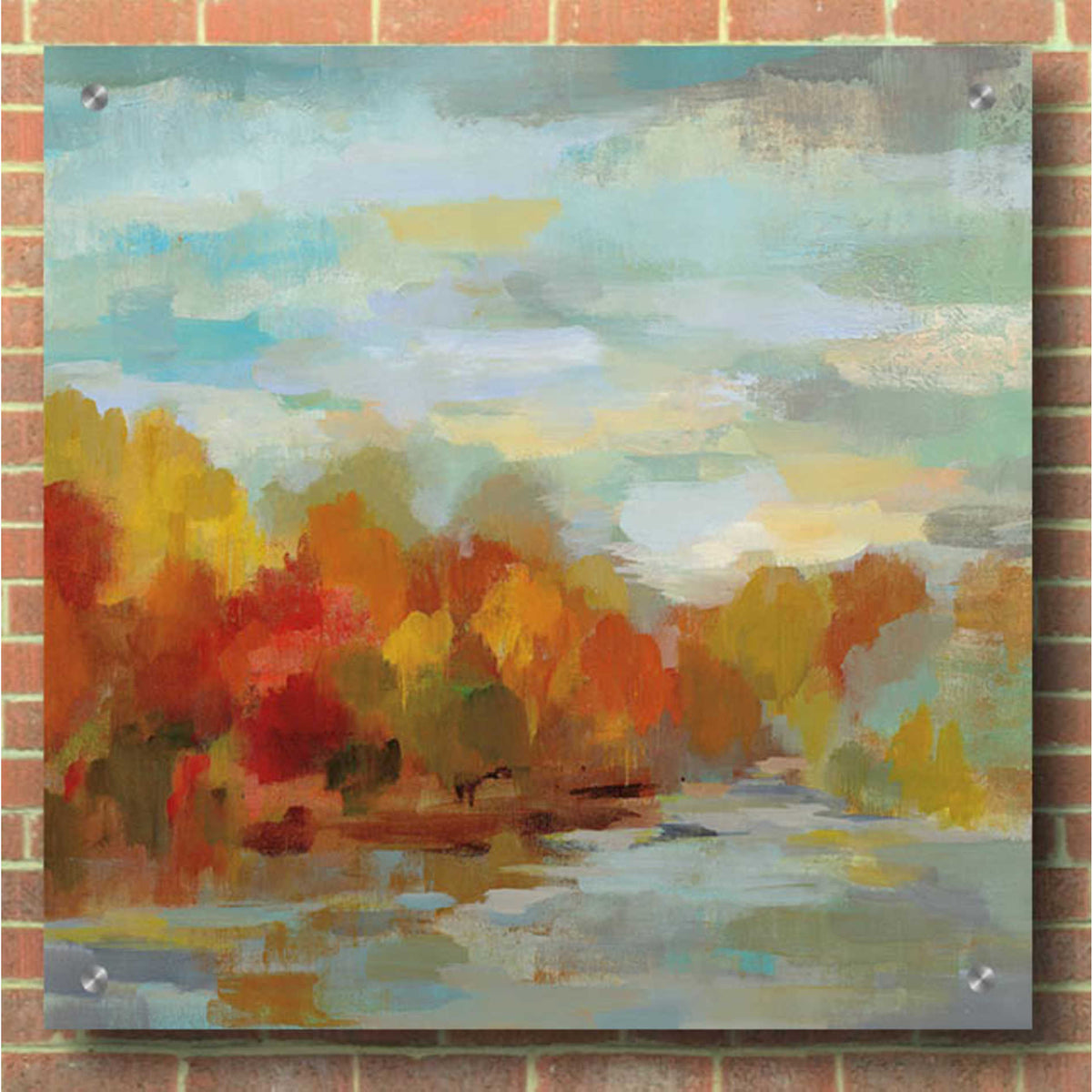 Epic Art 'October Dreamscape' by Silvia Vassileva, Acrylic Glass Wall Art,36x36