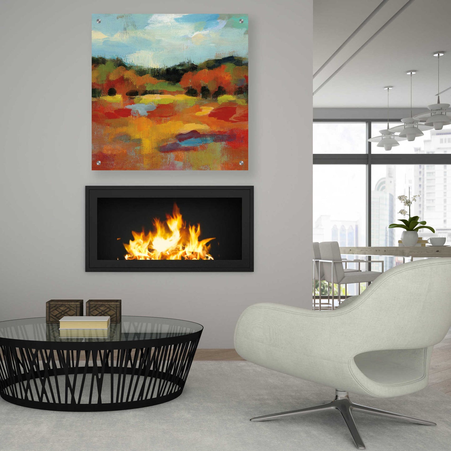 Epic Art 'October Moment I' by Silvia Vassileva, Acrylic Glass Wall Art,36x36