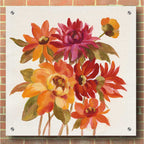 Epic Art 'English Garden I' by Silvia Vassileva, Acrylic Glass Wall Art,36x36
