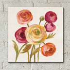 Epic Art 'English Garden II' by Silvia Vassileva, Acrylic Glass Wall Art,12x12