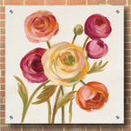 Epic Art 'English Garden II' by Silvia Vassileva, Acrylic Glass Wall Art,36x36