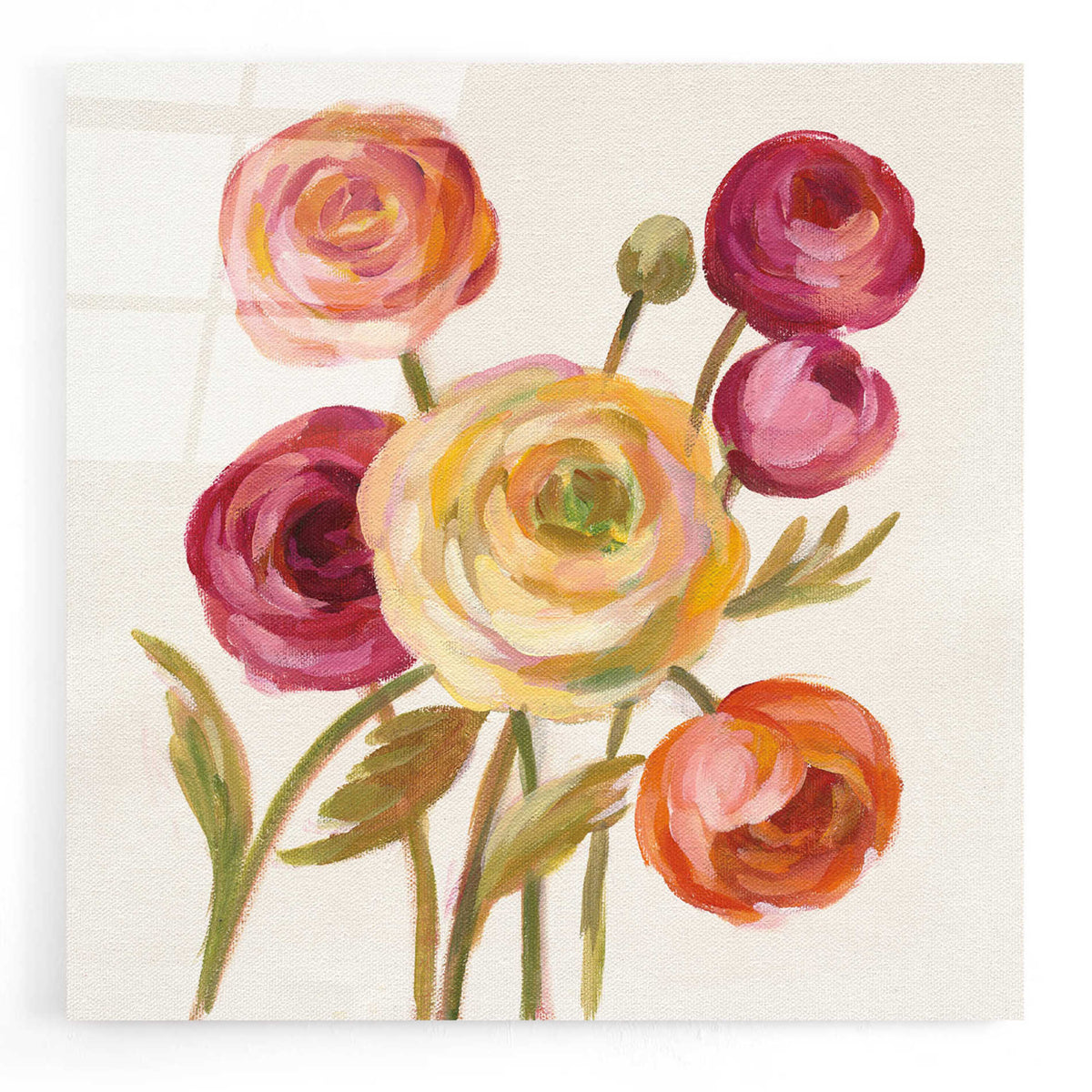 Epic Art 'English Garden II' by Silvia Vassileva, Acrylic Glass Wall Art