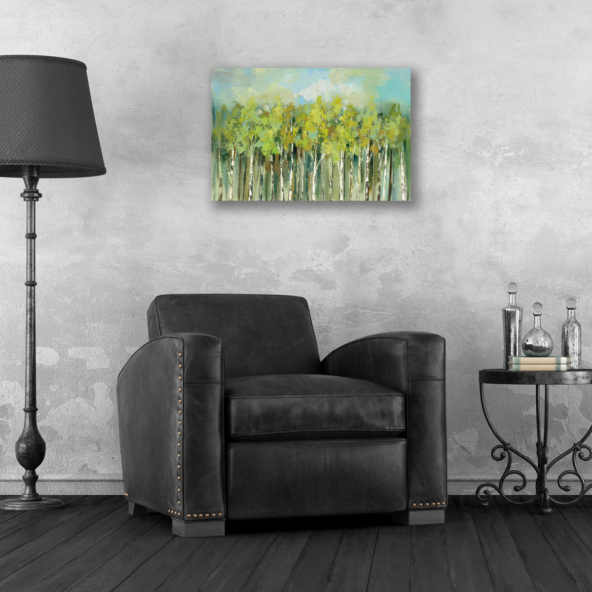 Epic Art 'April Tree Tops' by Silvia Vassileva, Acrylic Glass Wall Art,24x16