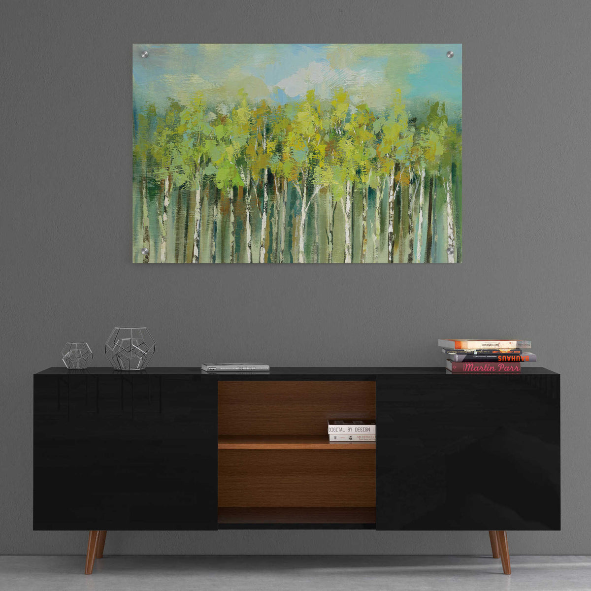 Epic Art 'April Tree Tops' by Silvia Vassileva, Acrylic Glass Wall Art,36x24