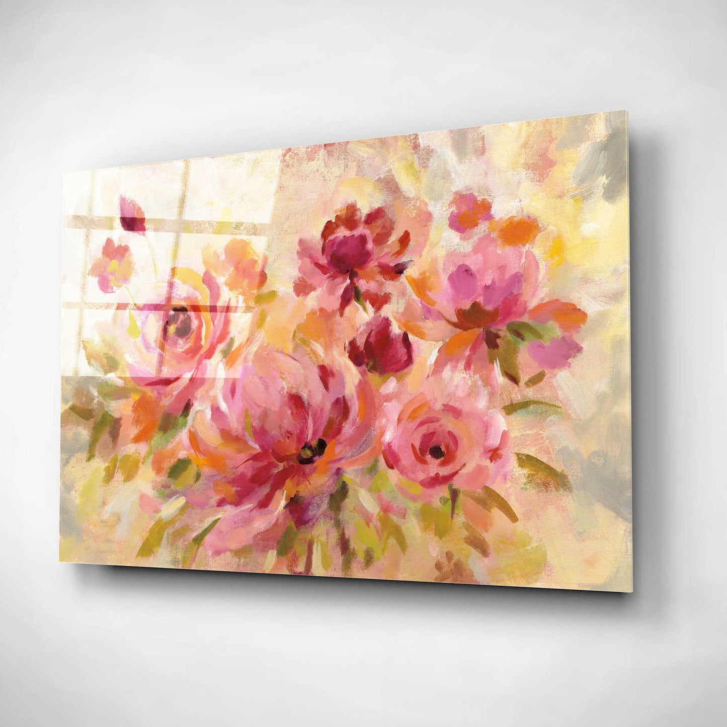 Epic Art 'Romantic Bouquet' by Silvia Vassileva, Acrylic Glass Wall Art,16x12