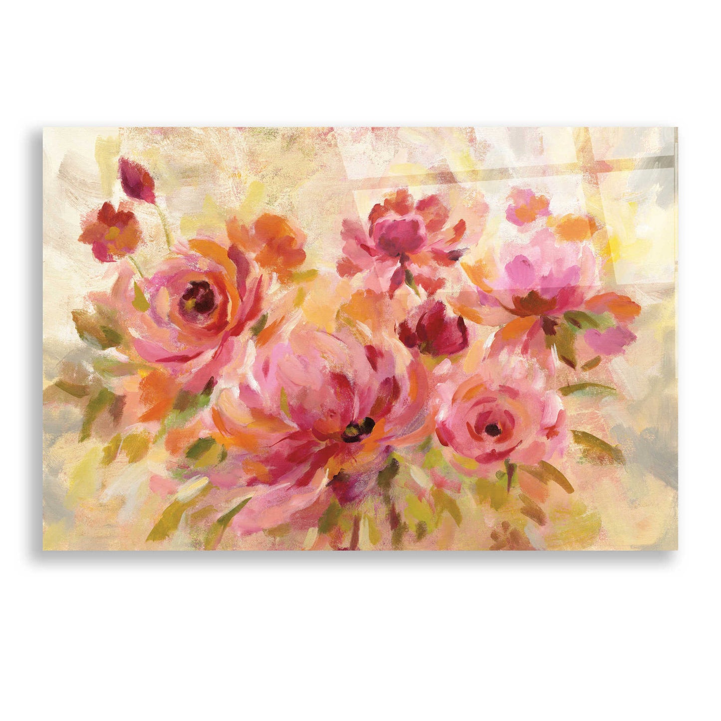 Epic Art 'Romantic Bouquet' by Silvia Vassileva, Acrylic Glass Wall Art,24x16