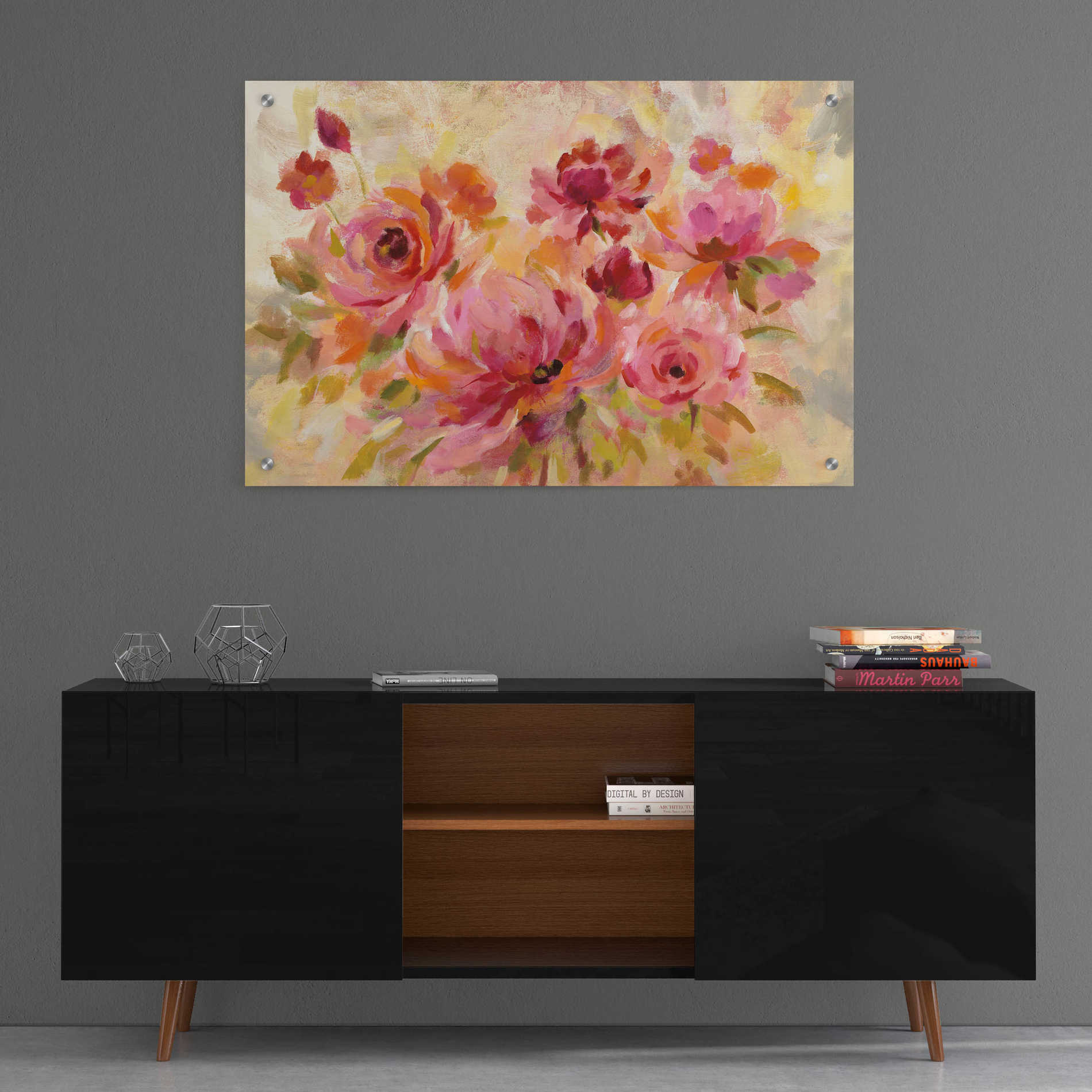 Epic Art 'Romantic Bouquet' by Silvia Vassileva, Acrylic Glass Wall Art,36x24