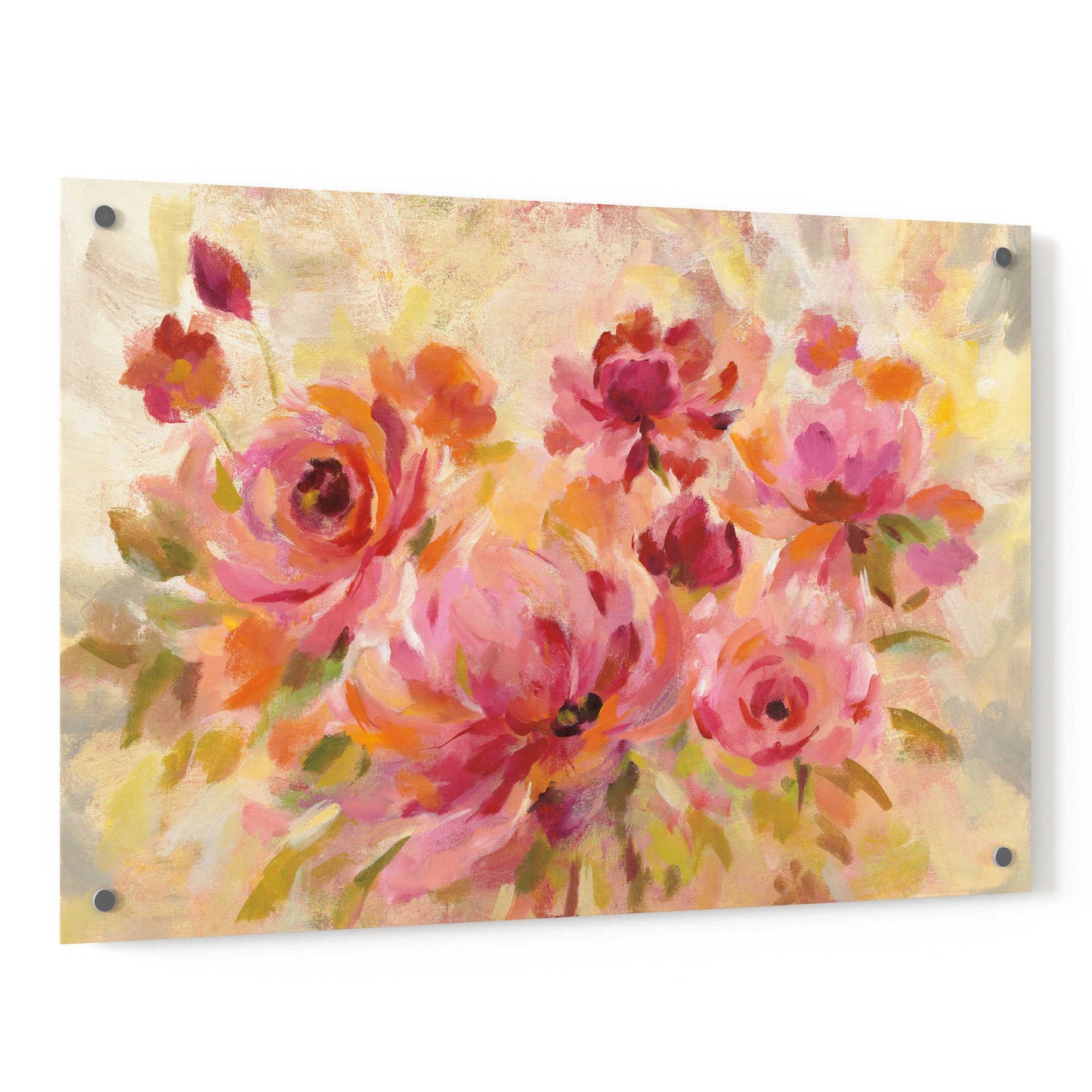 Epic Art 'Romantic Bouquet' by Silvia Vassileva, Acrylic Glass Wall Art,36x24