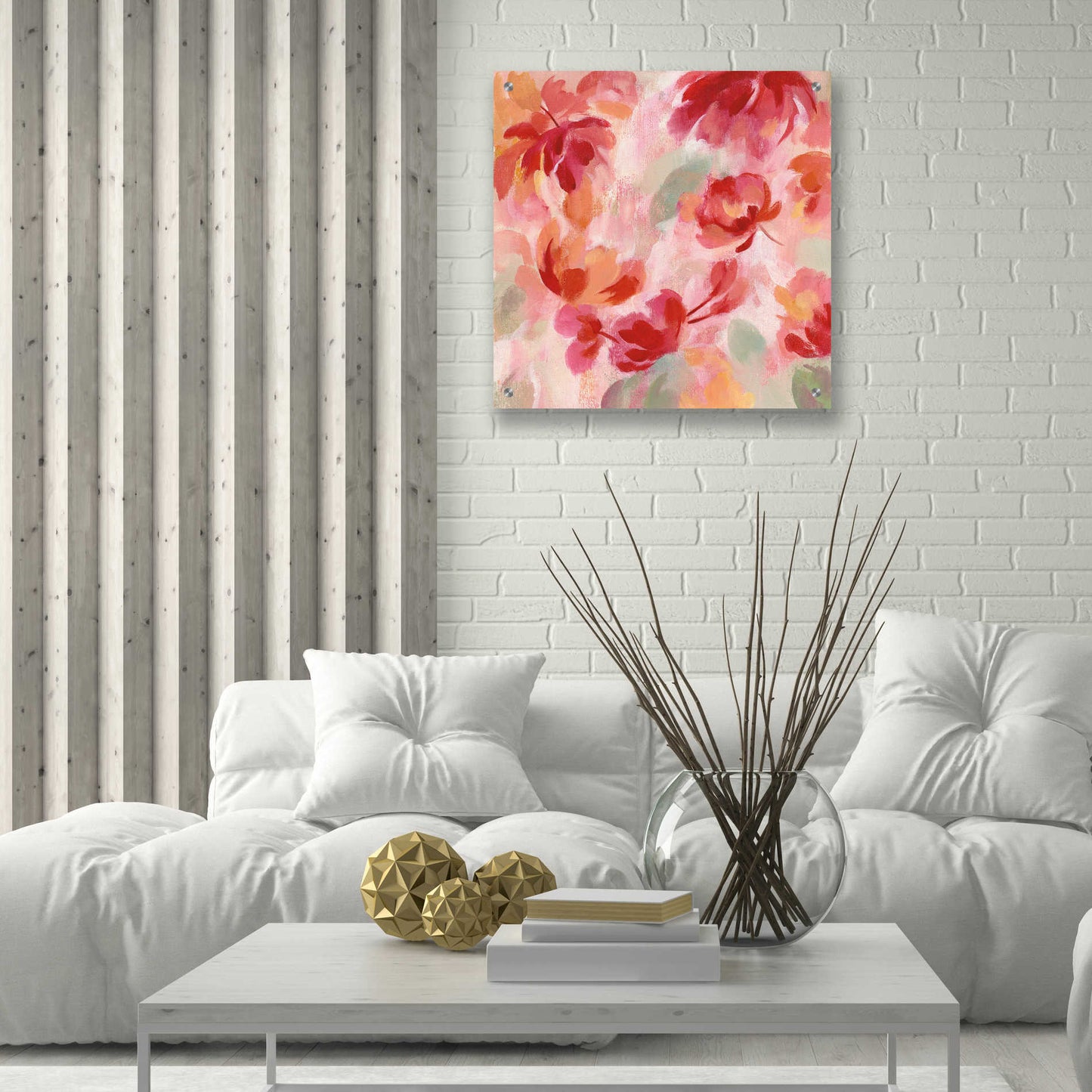 Epic Art 'Spring Galore III' by Silvia Vassileva, Acrylic Glass Wall Art,24x24