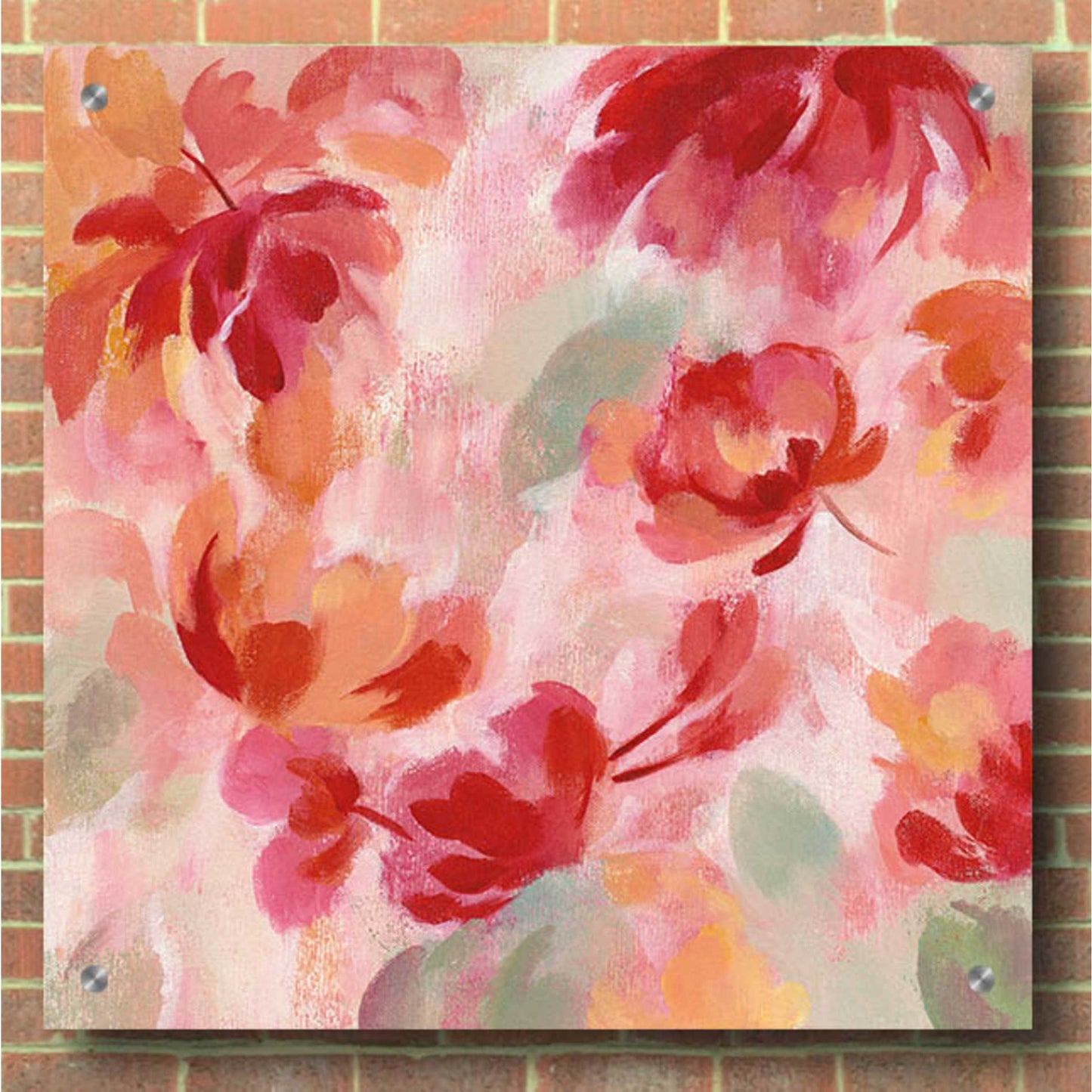 Epic Art 'Spring Galore III' by Silvia Vassileva, Acrylic Glass Wall Art,36x36