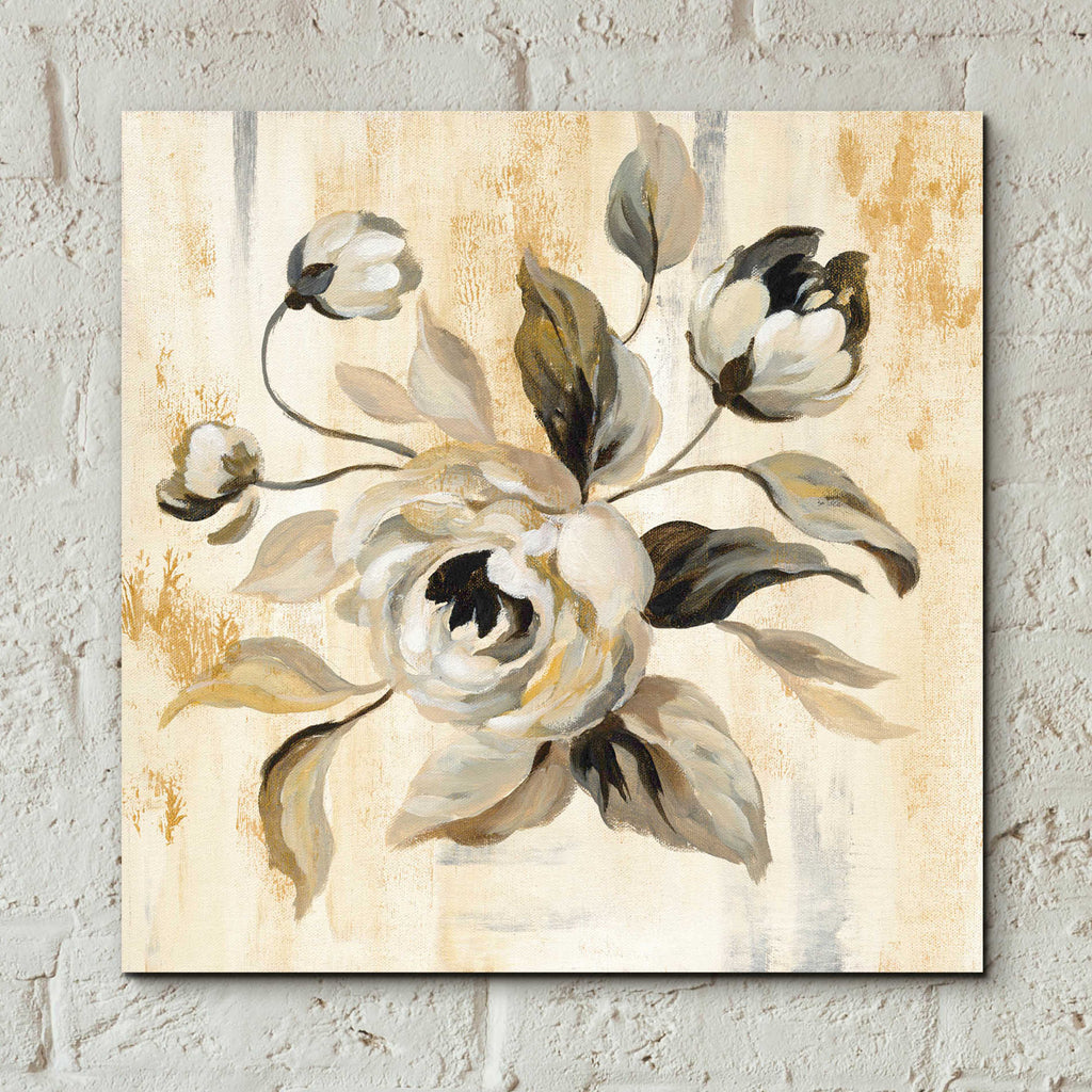 Epic Art 'English Rose II' by Silvia Vassileva, Acrylic Glass Wall Art,12x12