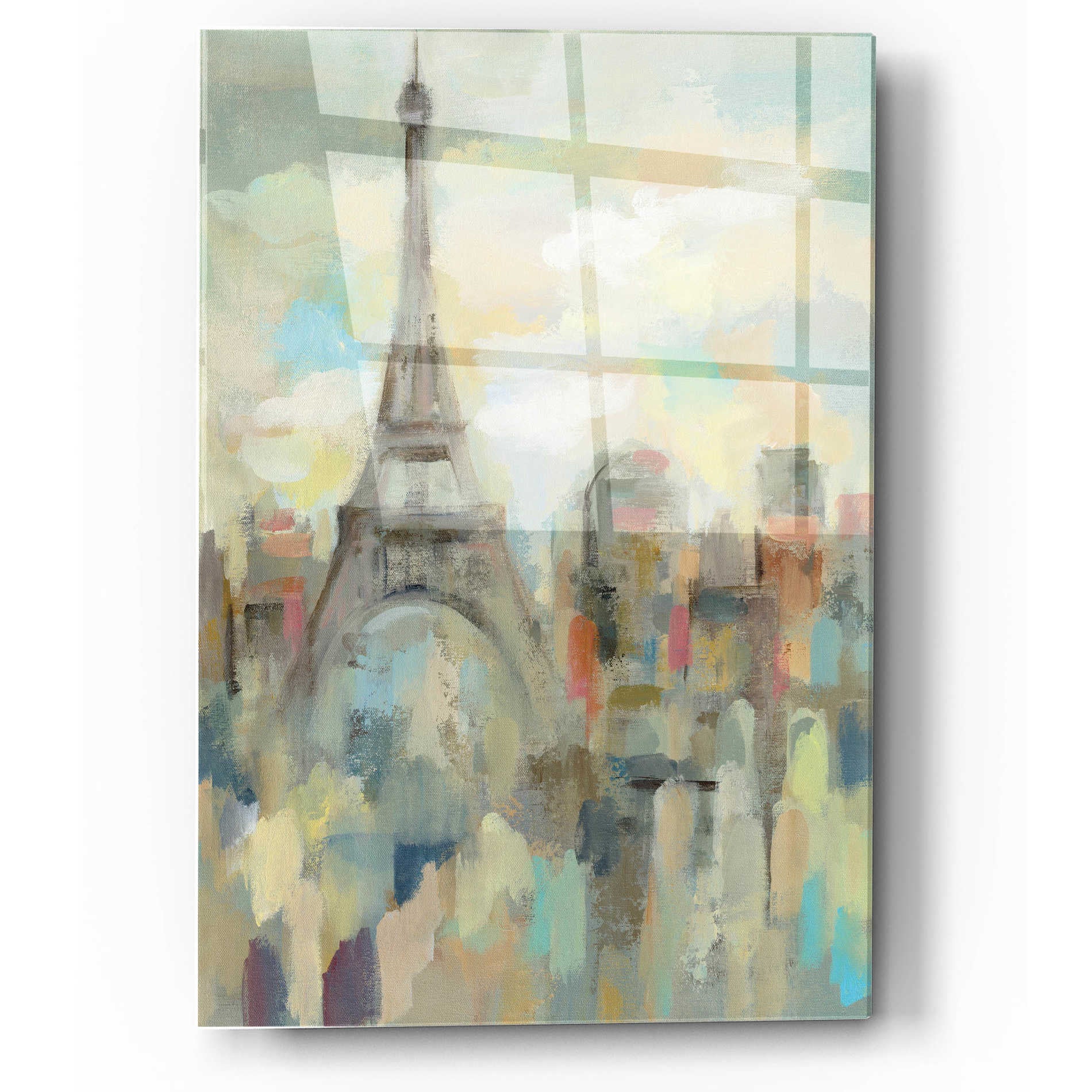 Epic Art 'Paris Impression' by Silvia Vassileva, Acrylic Glass Wall Art,12x16