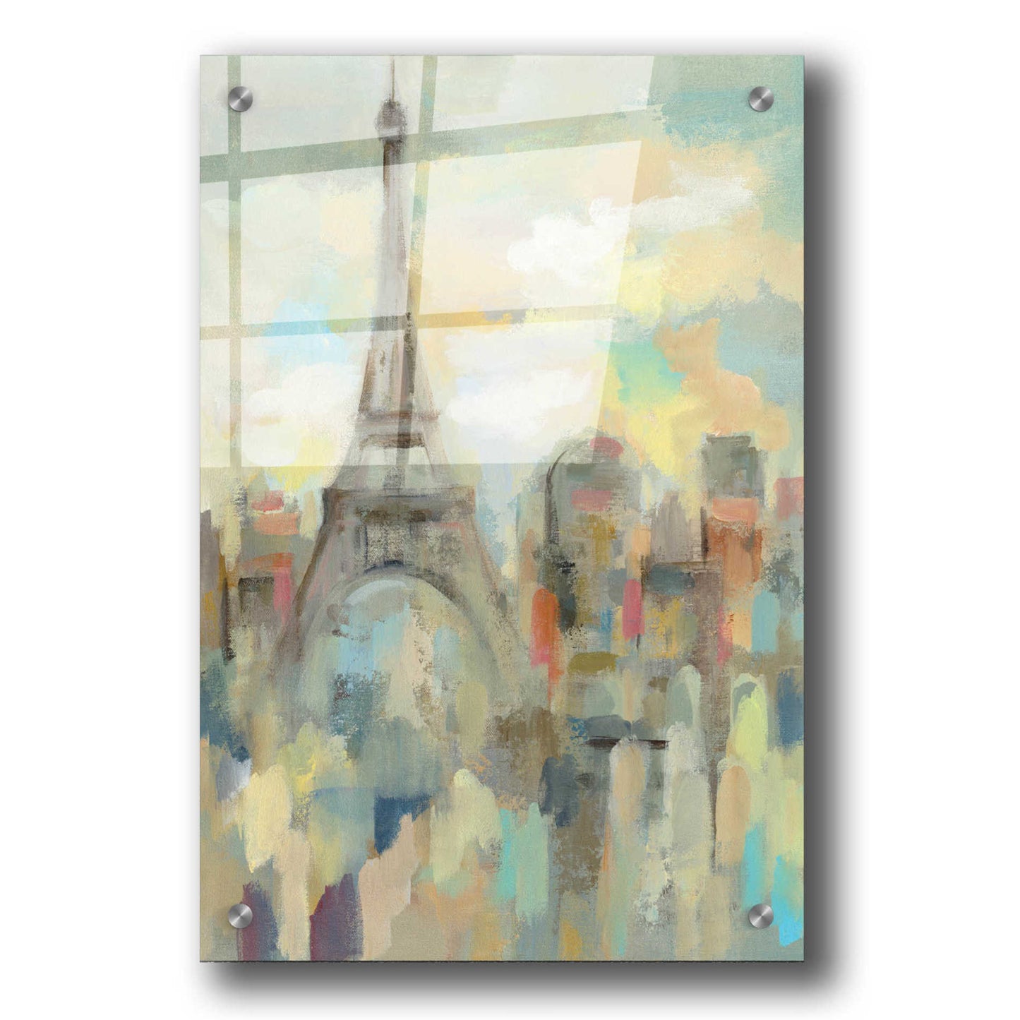 Epic Art 'Paris Impression' by Silvia Vassileva, Acrylic Glass Wall Art,24x36