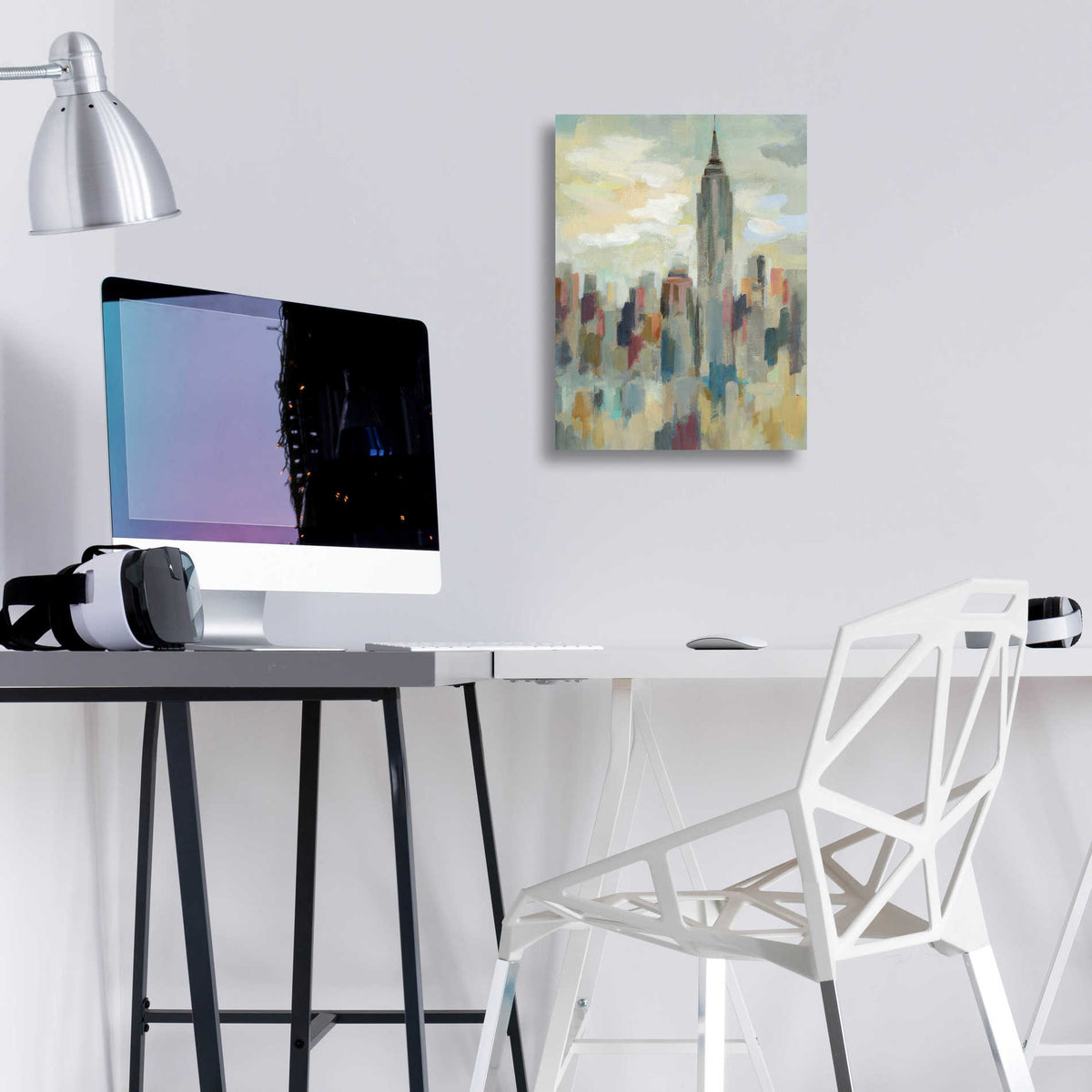 Epic Art 'New York Impression' by Silvia Vassileva, Acrylic Glass Wall Art,12x16
