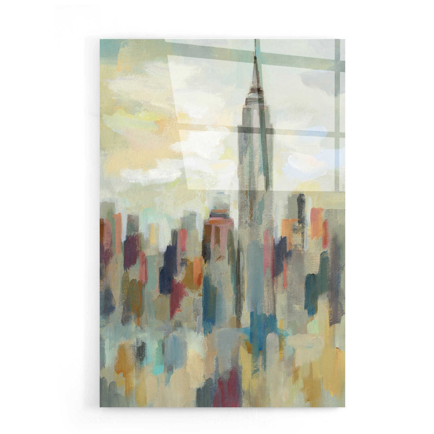 Epic Art 'New York Impression' by Silvia Vassileva, Acrylic Glass Wall Art,16x24