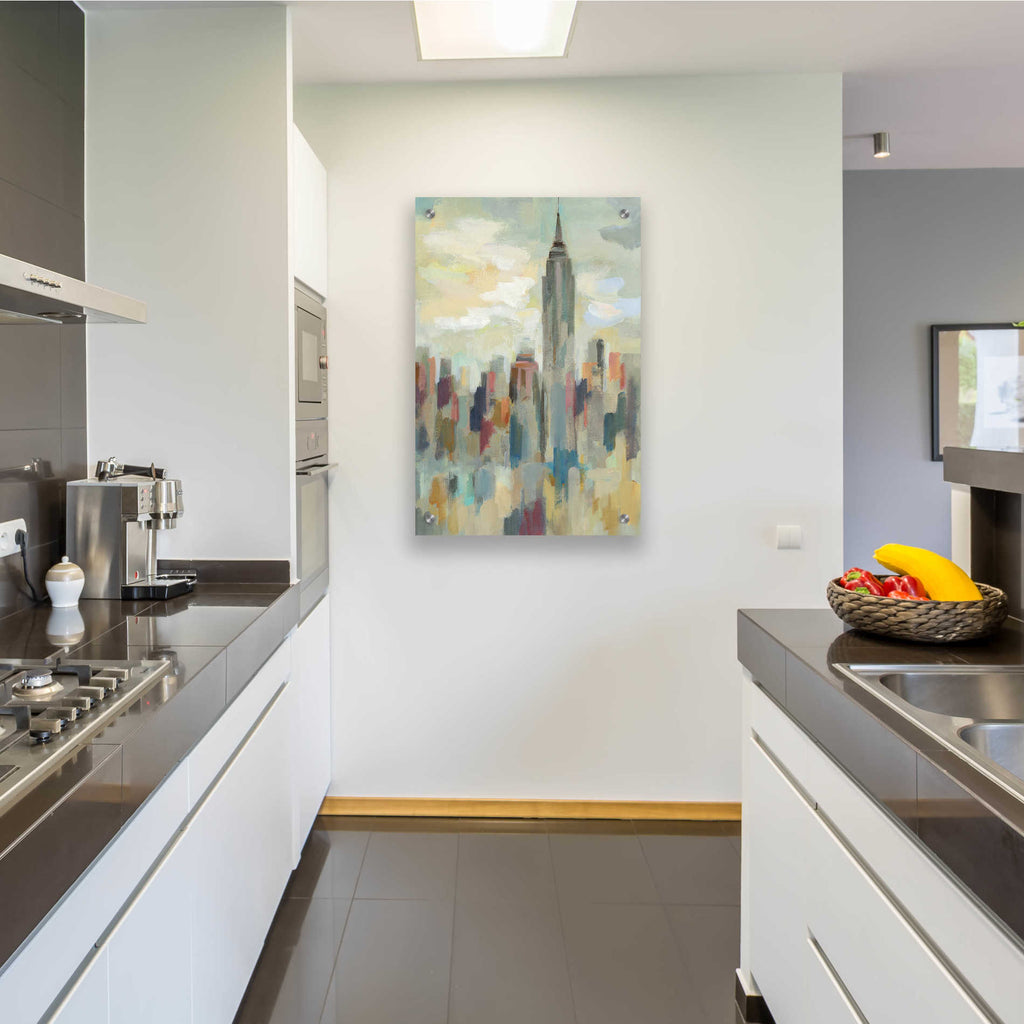 Epic Art 'New York Impression' by Silvia Vassileva, Acrylic Glass Wall Art,24x36
