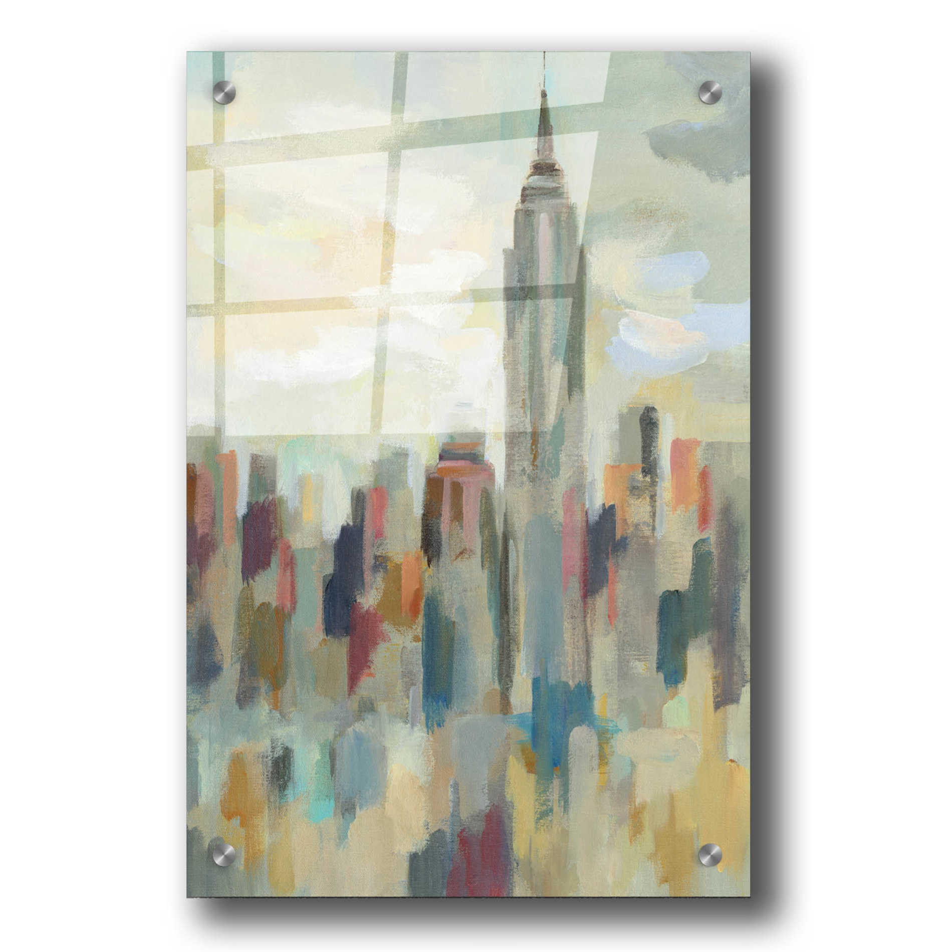 Epic Art 'New York Impression' by Silvia Vassileva, Acrylic Glass Wall Art,24x36