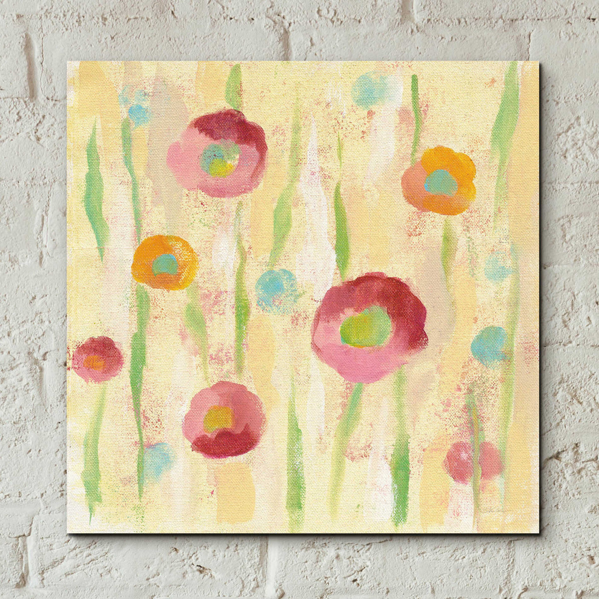 Epic Art 'Breezy Floral Element 1' by Silvia Vassileva, Acrylic Glass Wall Art,12x12