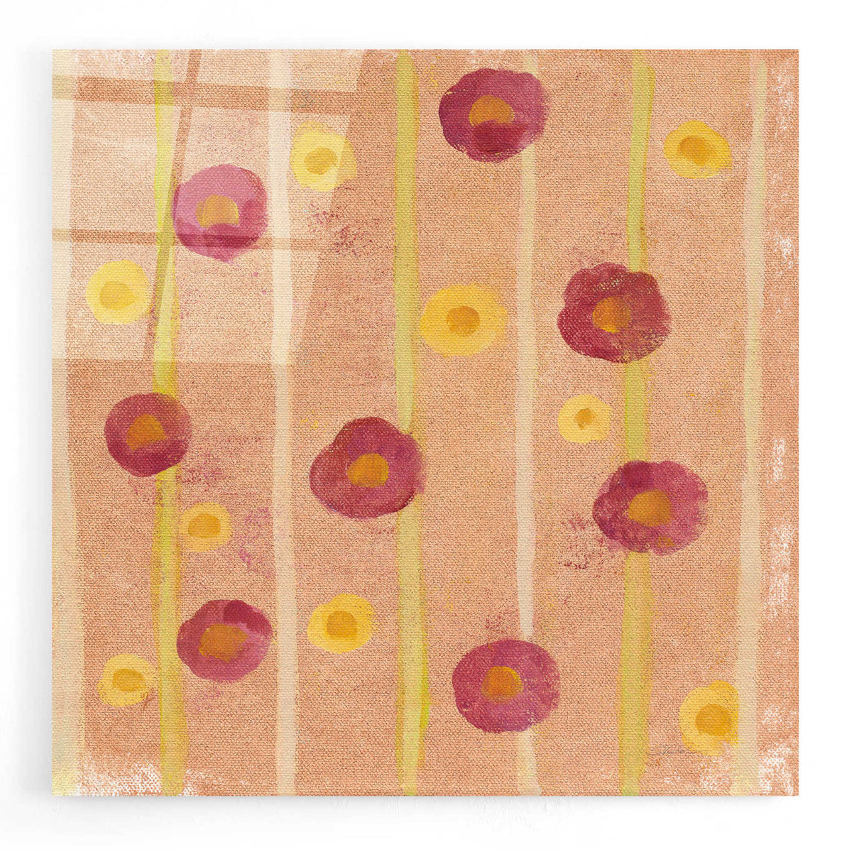 Epic Art 'Breezy Floral Element 2' by Silvia Vassileva, Acrylic Glass Wall Art