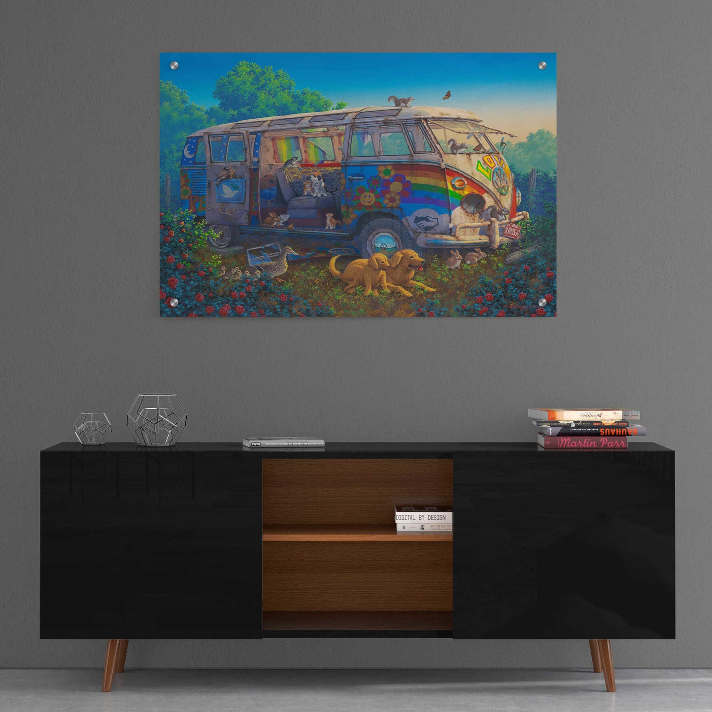 Epic Art 'What A Wonderful World' by Richard Courtney, Acrylic Glass Wall Art,36x24