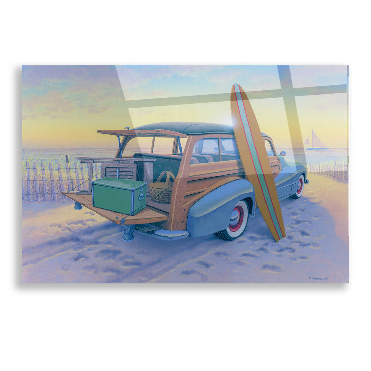 Epic Art 'Ready to Go' by Richard Courtney, Acrylic Glass Wall Art