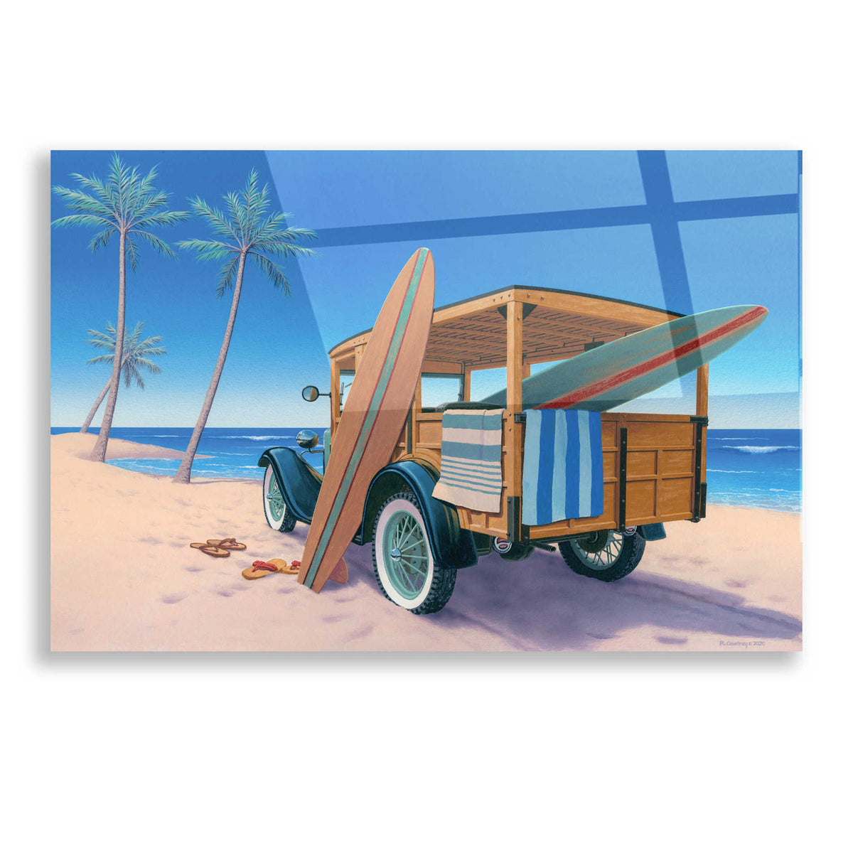 Epic Art 'The Good Ole Days' by Richard Courtney, Acrylic Glass Wall Art