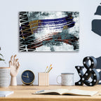 Epic Art 'Clamorous' by Delores Naskrent, Acrylic Glass Wall Art,16x12