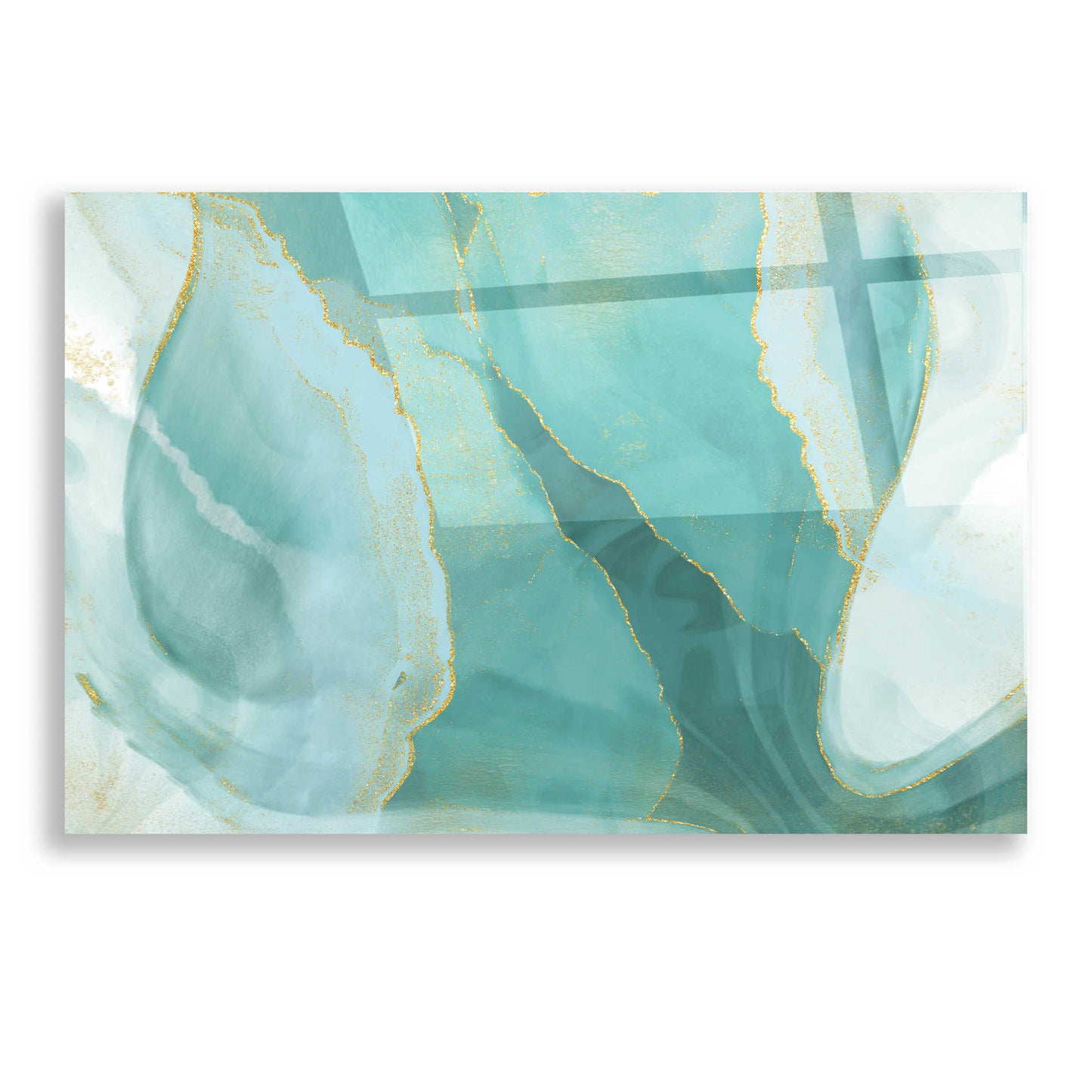 Epic Art 'Shallow Pond' by Delores Naskrent, Acrylic Glass Wall Art