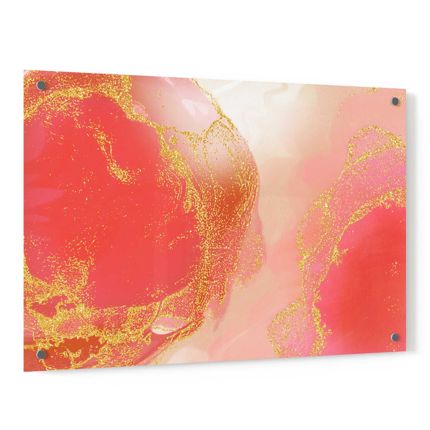 Epic Art 'Pink Dogwood' by Delores Naskrent, Acrylic Glass Wall Art,36x24