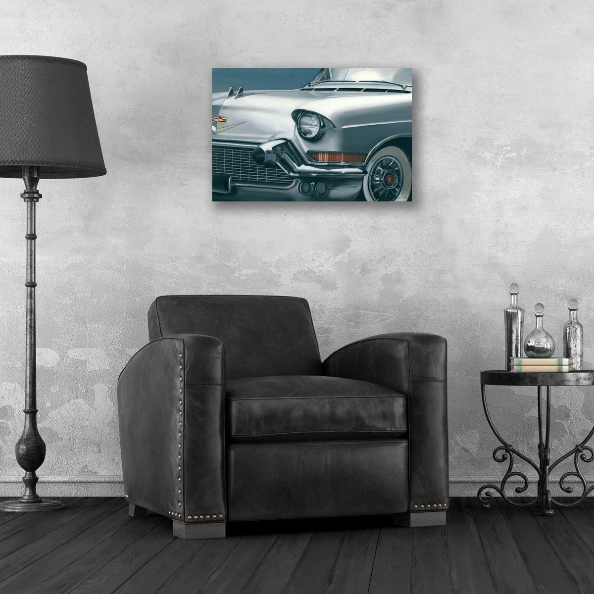 Epic Art 'Vintage Silver Caddy' by Louise Montillio, Acrylic Glass Wall Art,24x16