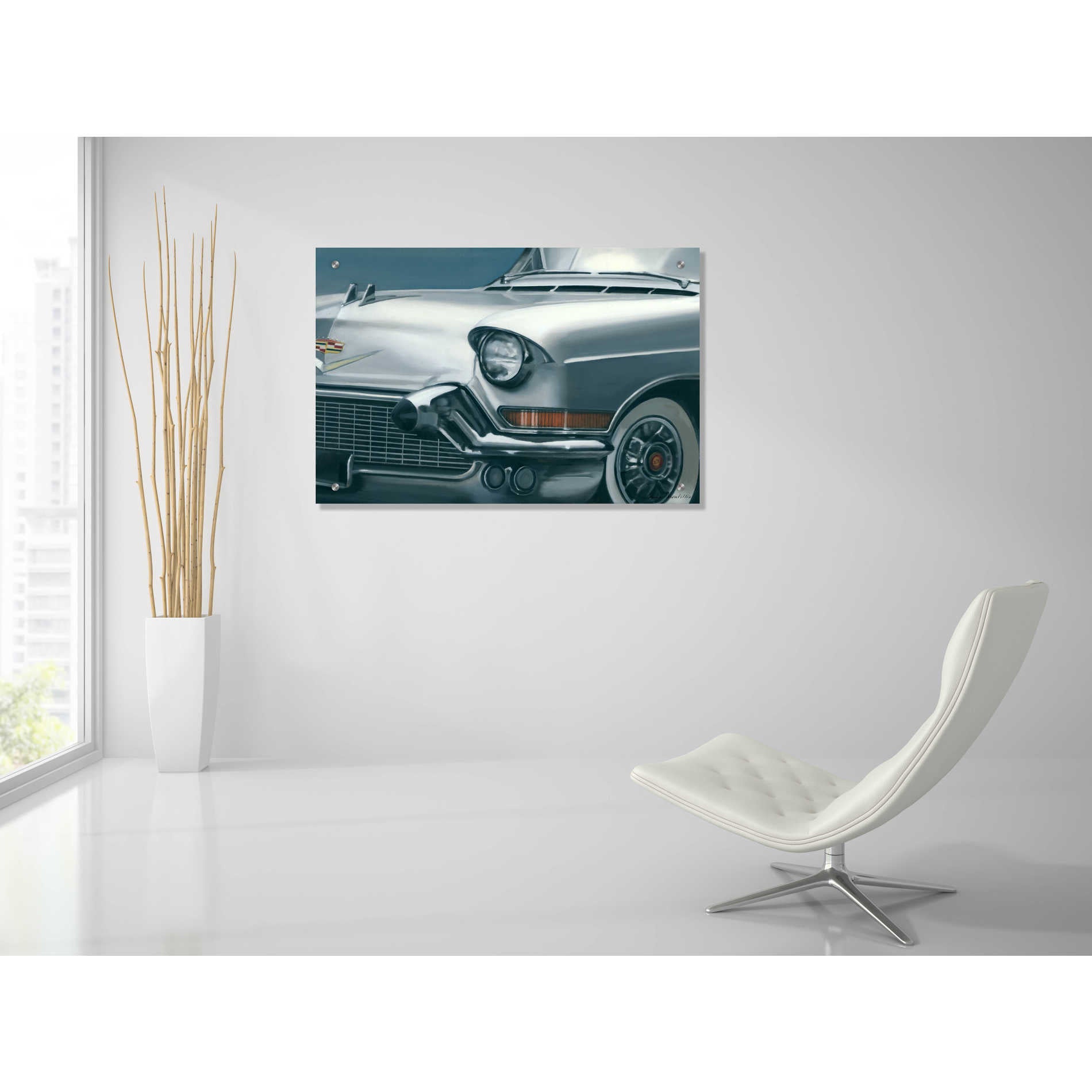 Epic Art 'Vintage Silver Caddy' by Louise Montillio, Acrylic Glass Wall Art,36x24