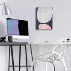 Epic Art 'Minimalist Geometric 3' by Irena Orlov, Acrylic Glass Wall Art,12x16