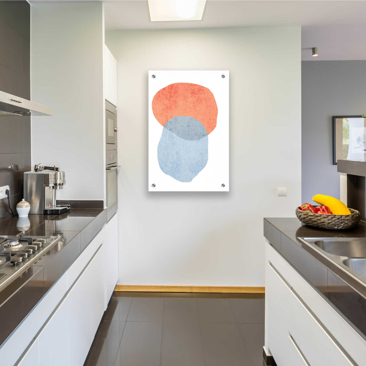 Epic Art 'Minimalist Geometric 7' by Irena Orlov, Acrylic Glass Wall Art,24x36