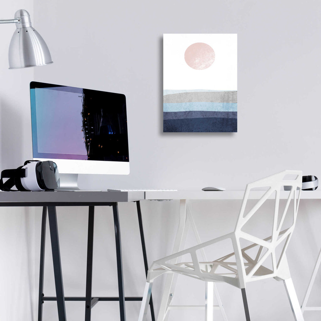 Epic Art 'Minimalist Geometric 12' by Irena Orlov, Acrylic Glass Wall Art,12x16