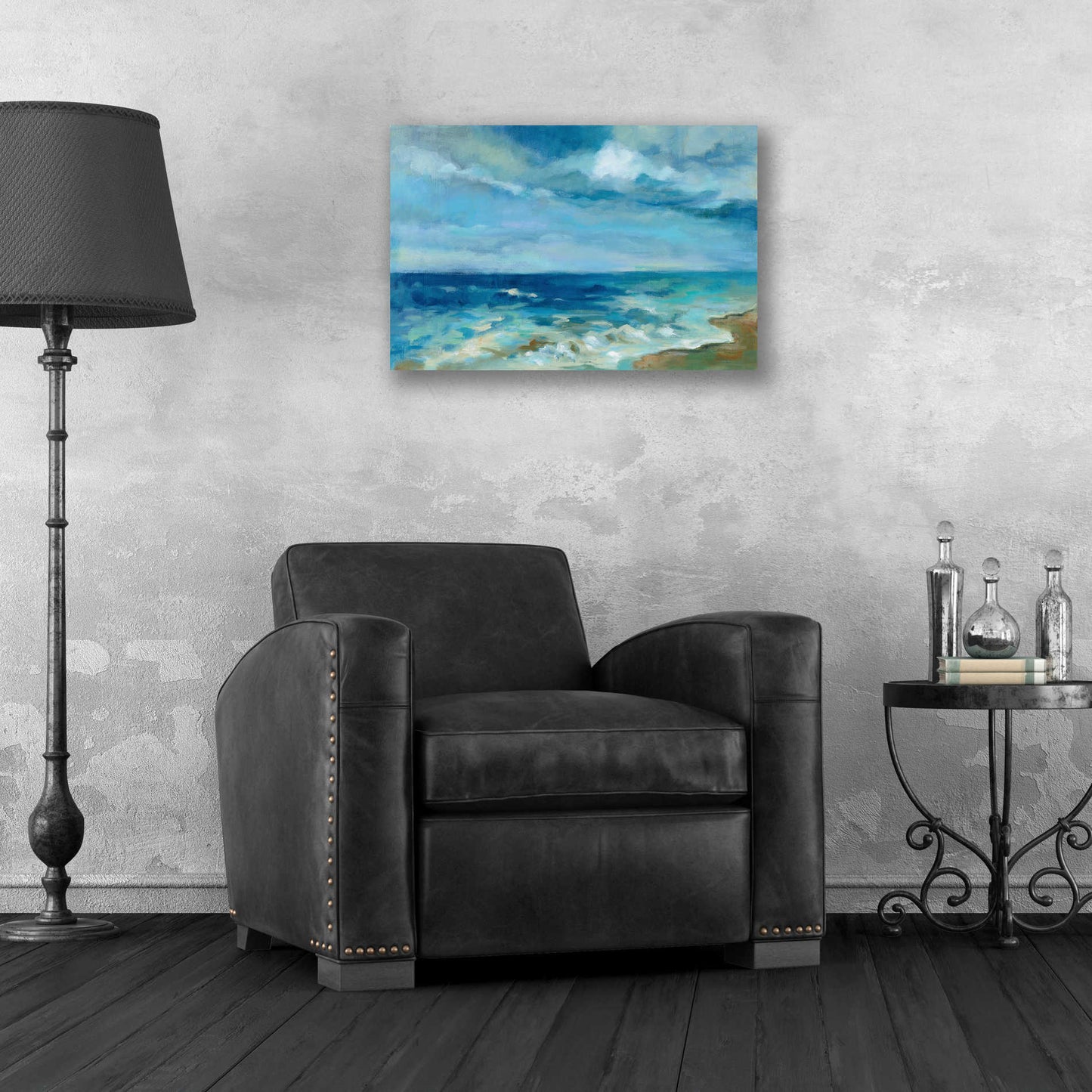 Epic Art 'Ocean Waves' by Silvia Vassileva, Acrylic Glass Wall Art,24x16