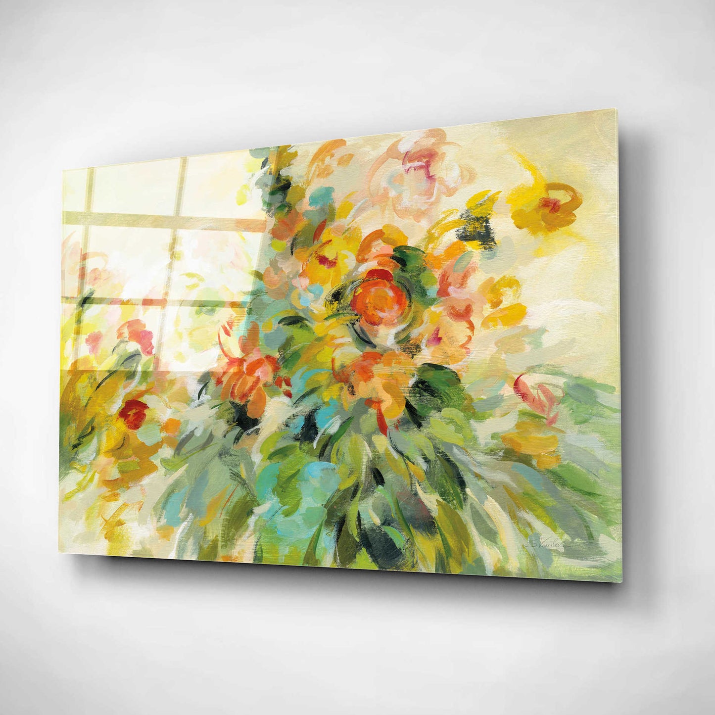 Epic Art 'Festive Bouquet' by Silvia Vassileva, Acrylic Glass Wall Art,16x12