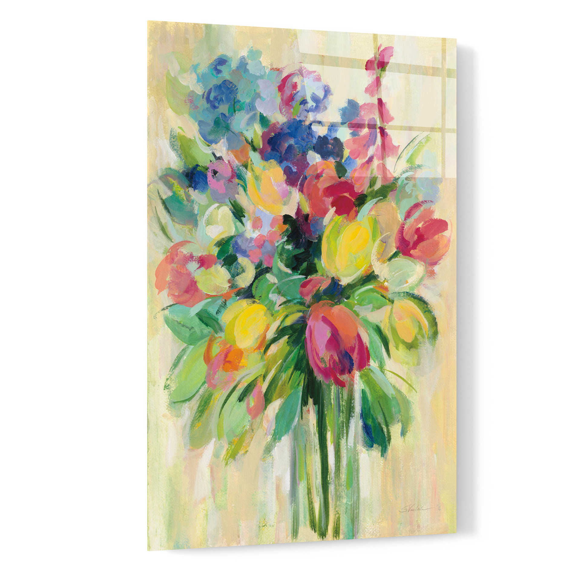 Epic Art 'Earthy Colors Bouquet II' by Silvia Vassileva, Acrylic Glass Wall Art,16x24