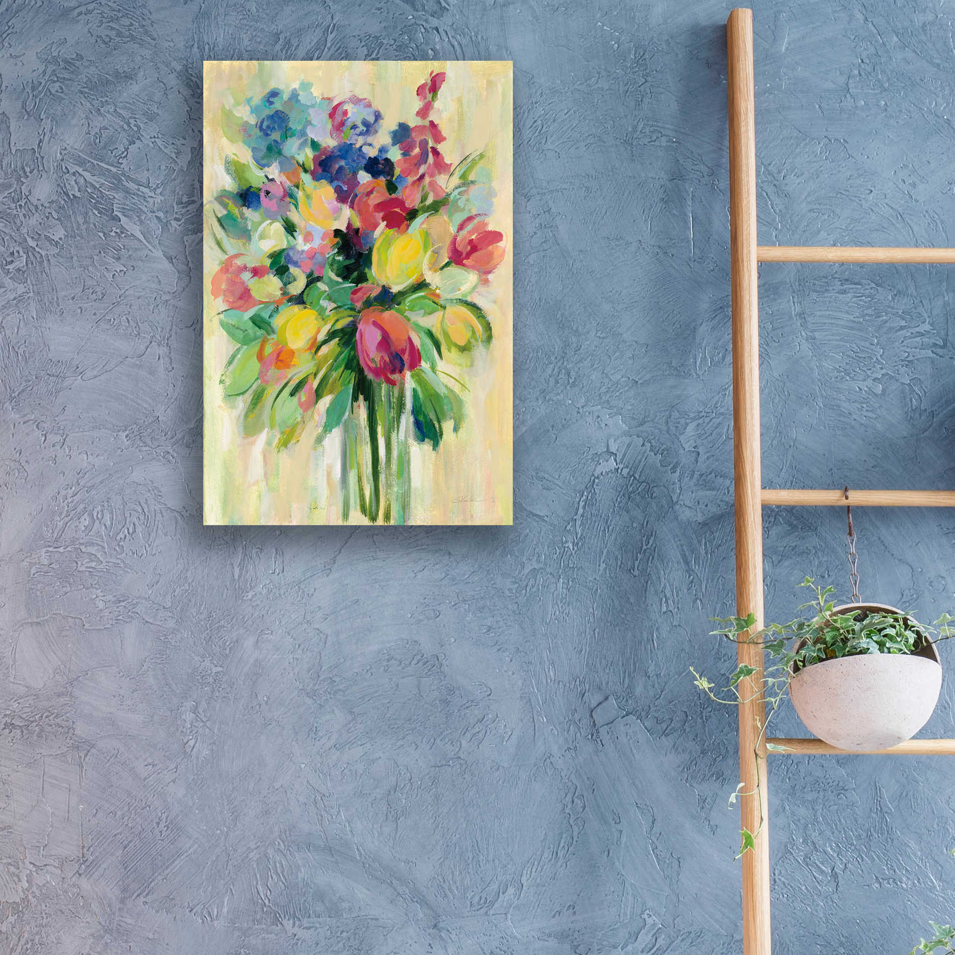 Epic Art 'Earthy Colors Bouquet II' by Silvia Vassileva, Acrylic Glass Wall Art,16x24