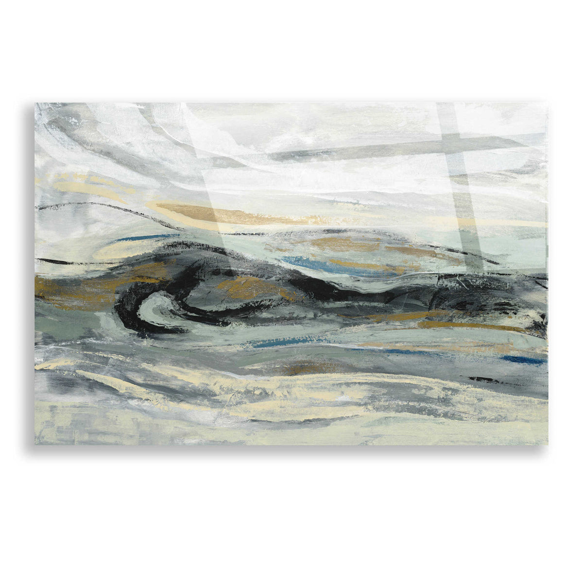 Epic Art 'Estuary' by Silvia Vassileva, Acrylic Glass Wall Art